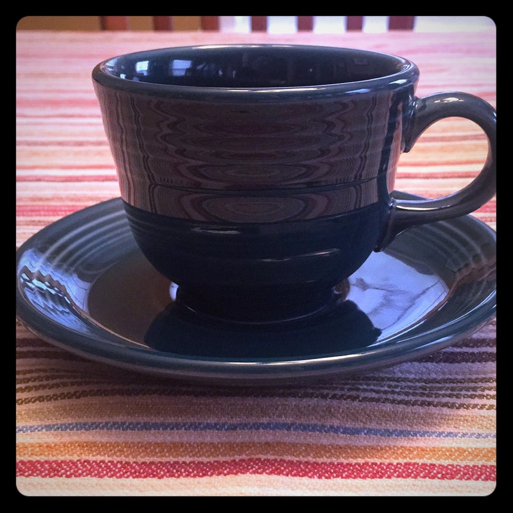 Juniper Fiesta cup and saucer
